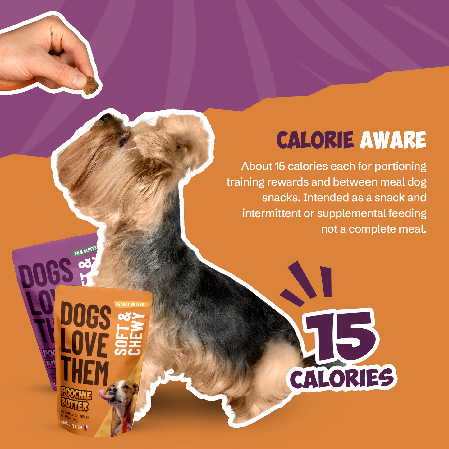 8oz Peanut Butter Soft & Chewy Treats