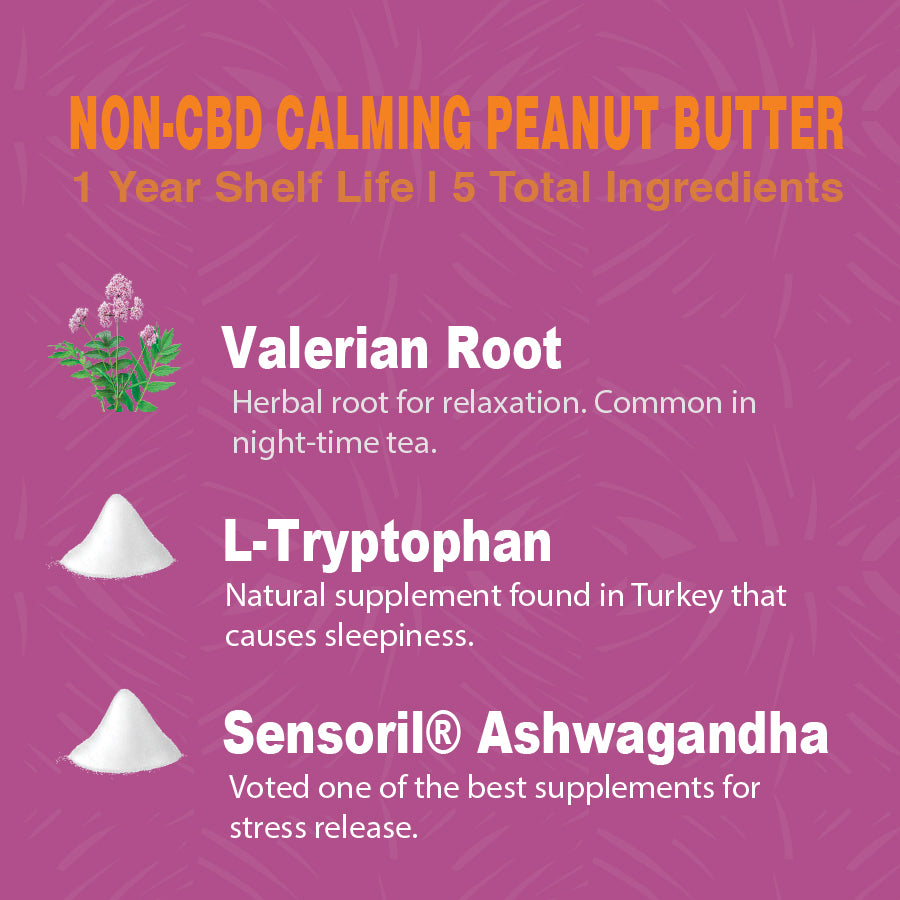 12oz Calming Peanut Butter (No CBD)