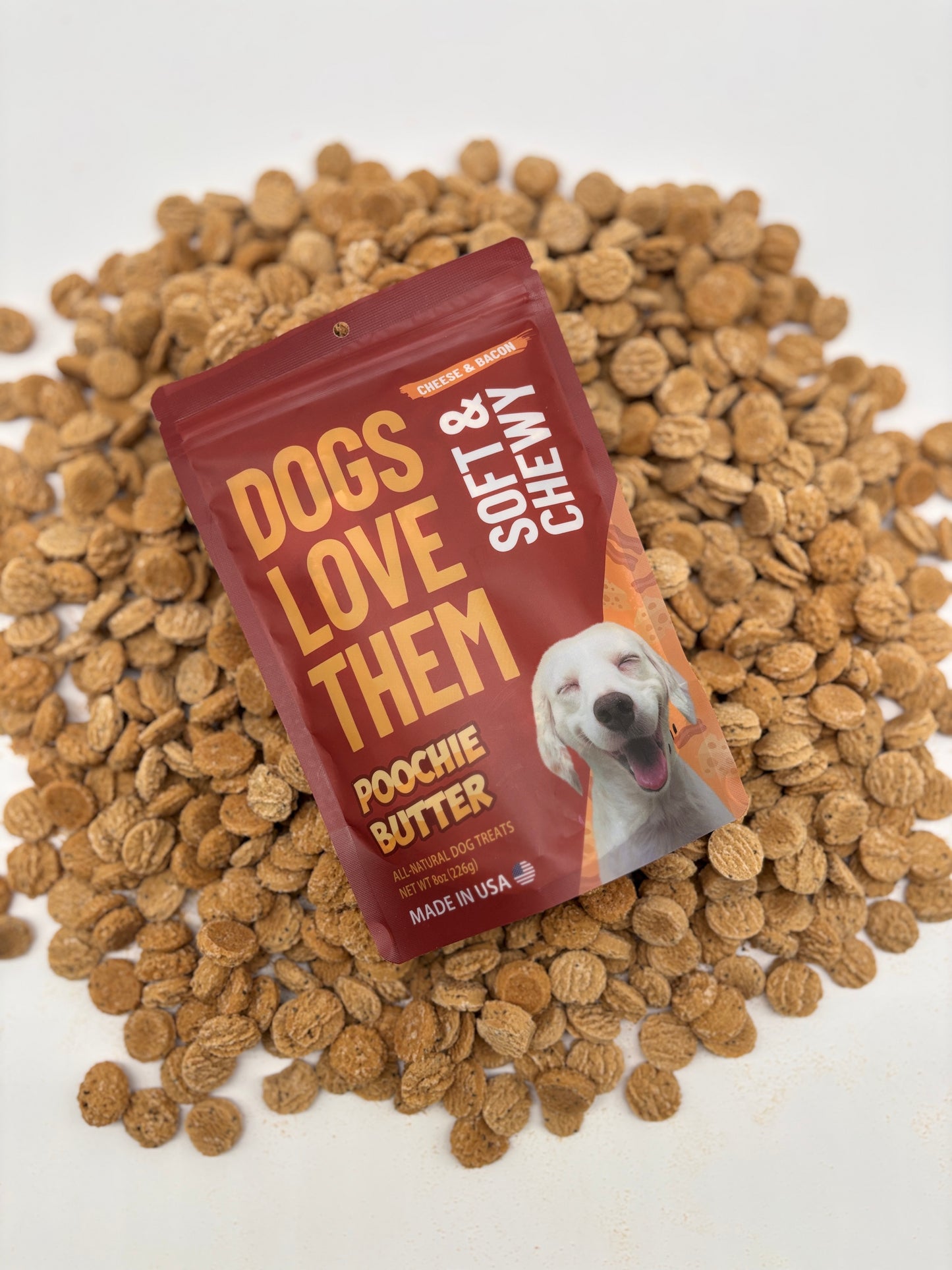 5lb Bulk Bacon & Cheese Soft & Chewy Dog Treats