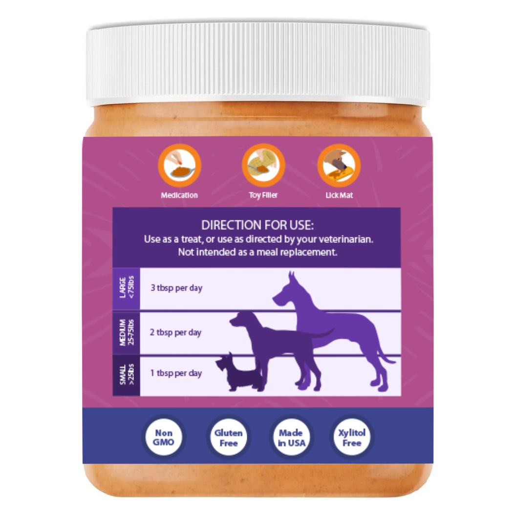 12oz Calm Dog Peanut Butter Jar