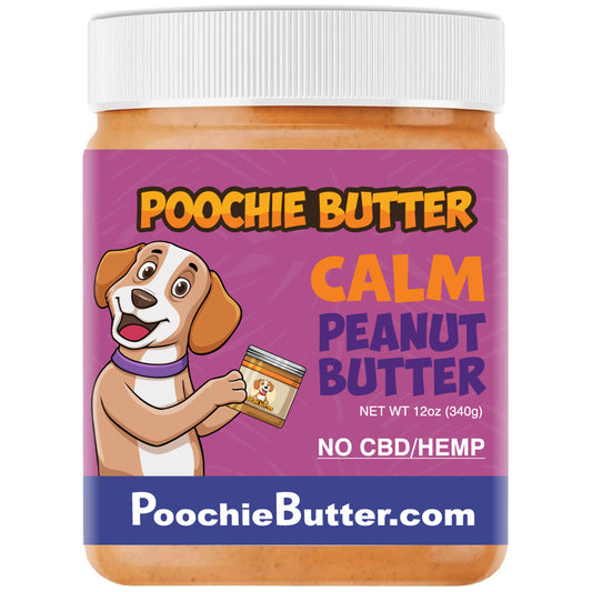 12oz Calm Dog Peanut Butter Jar