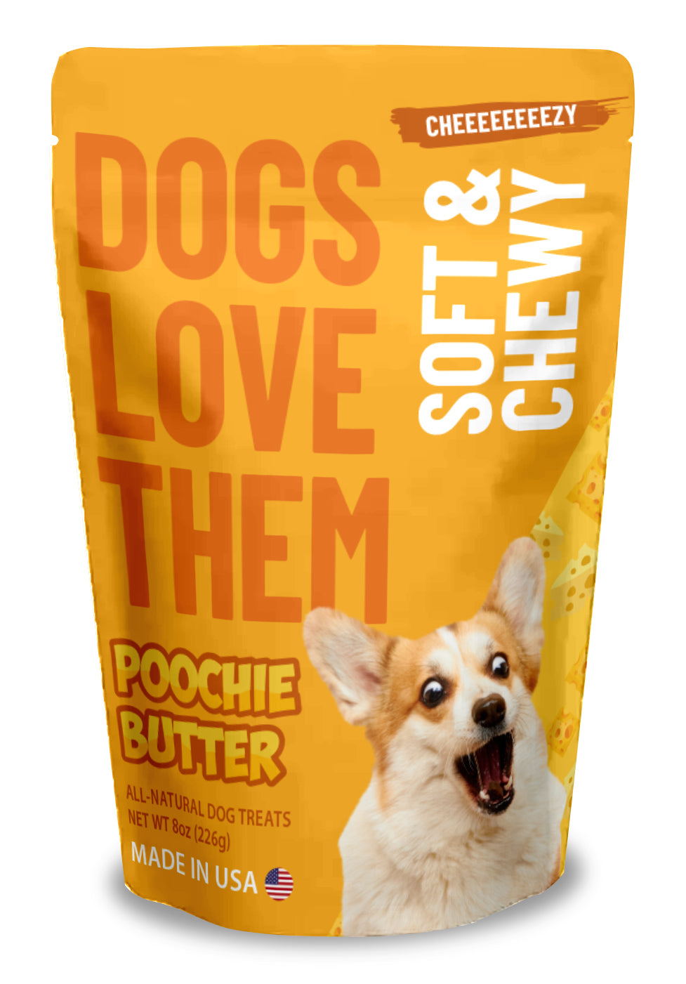 8oz Cheezy Soft & Chewy Treats