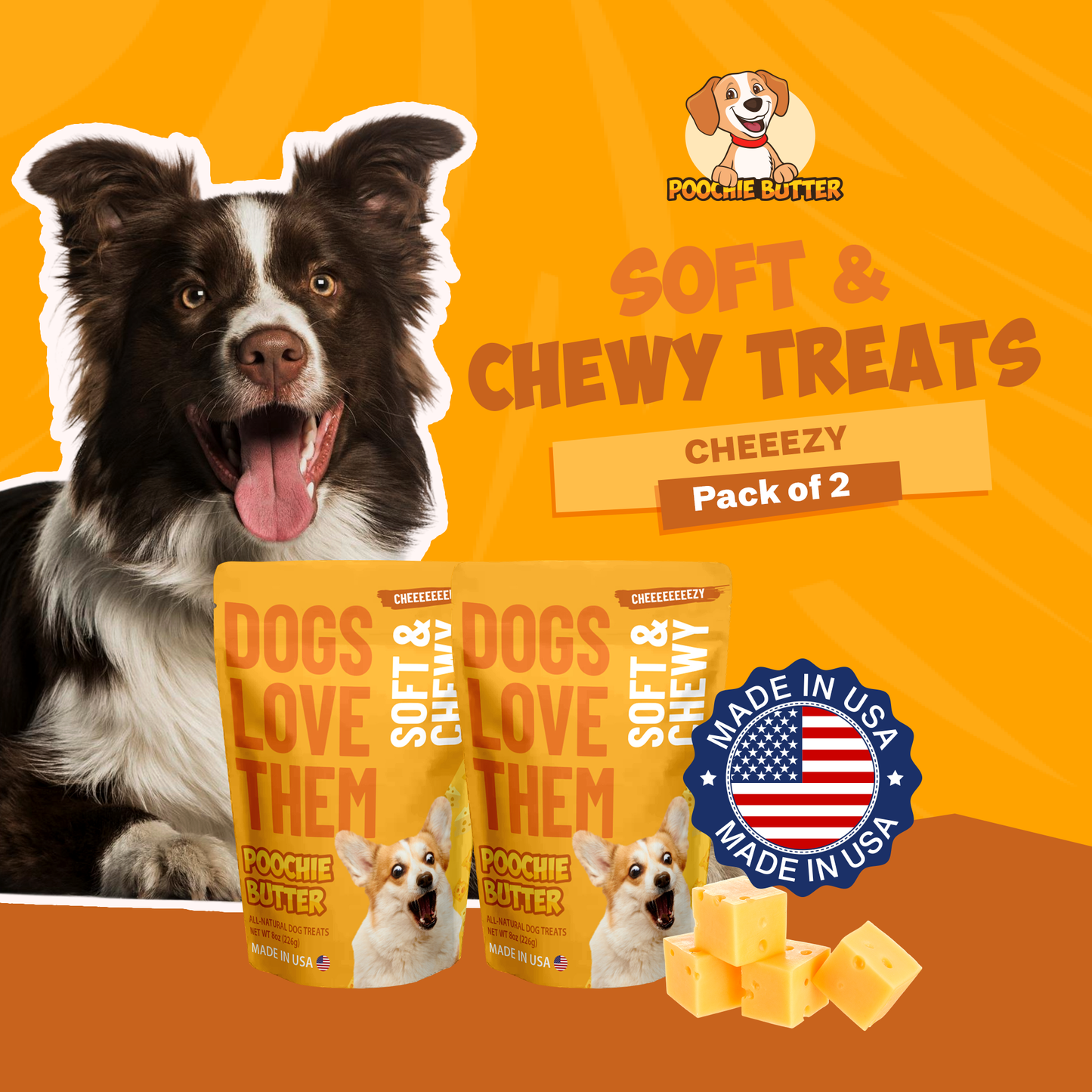 5lb Bulk Cheezy Soft & Chewy Dog Treats