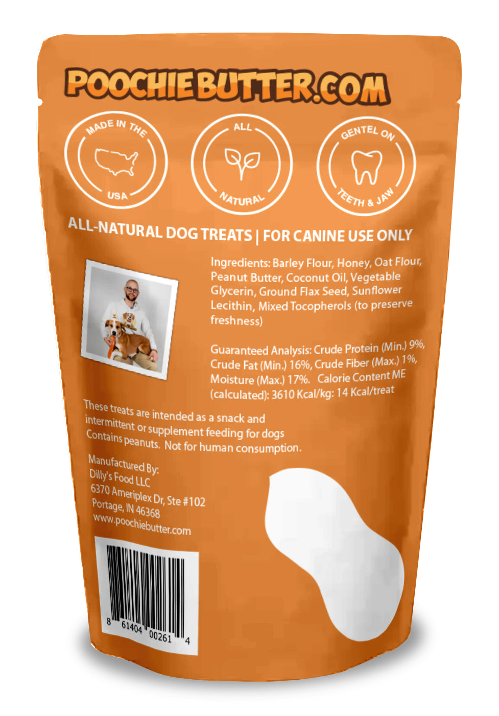 8oz Peanut Butter Soft & Chewy Treats