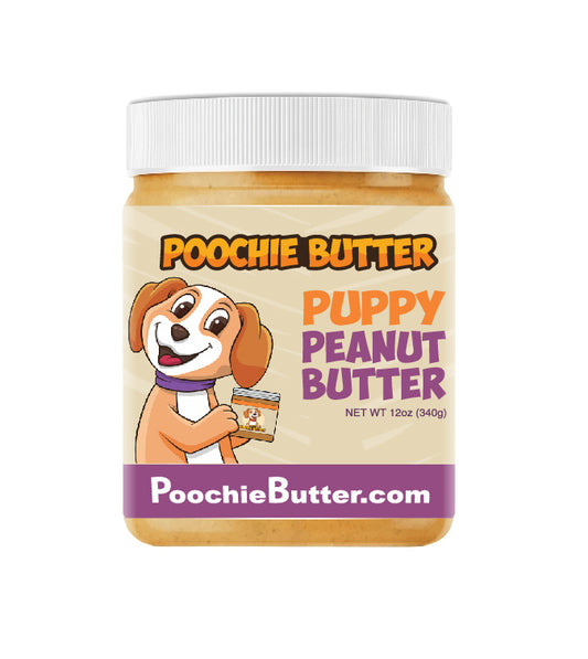 12oz Puppy Dog Peanut Butter Jar