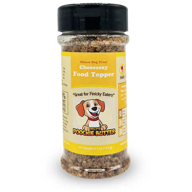 3.7oz Cheezy Dog Food Topper – Poochie Butter
