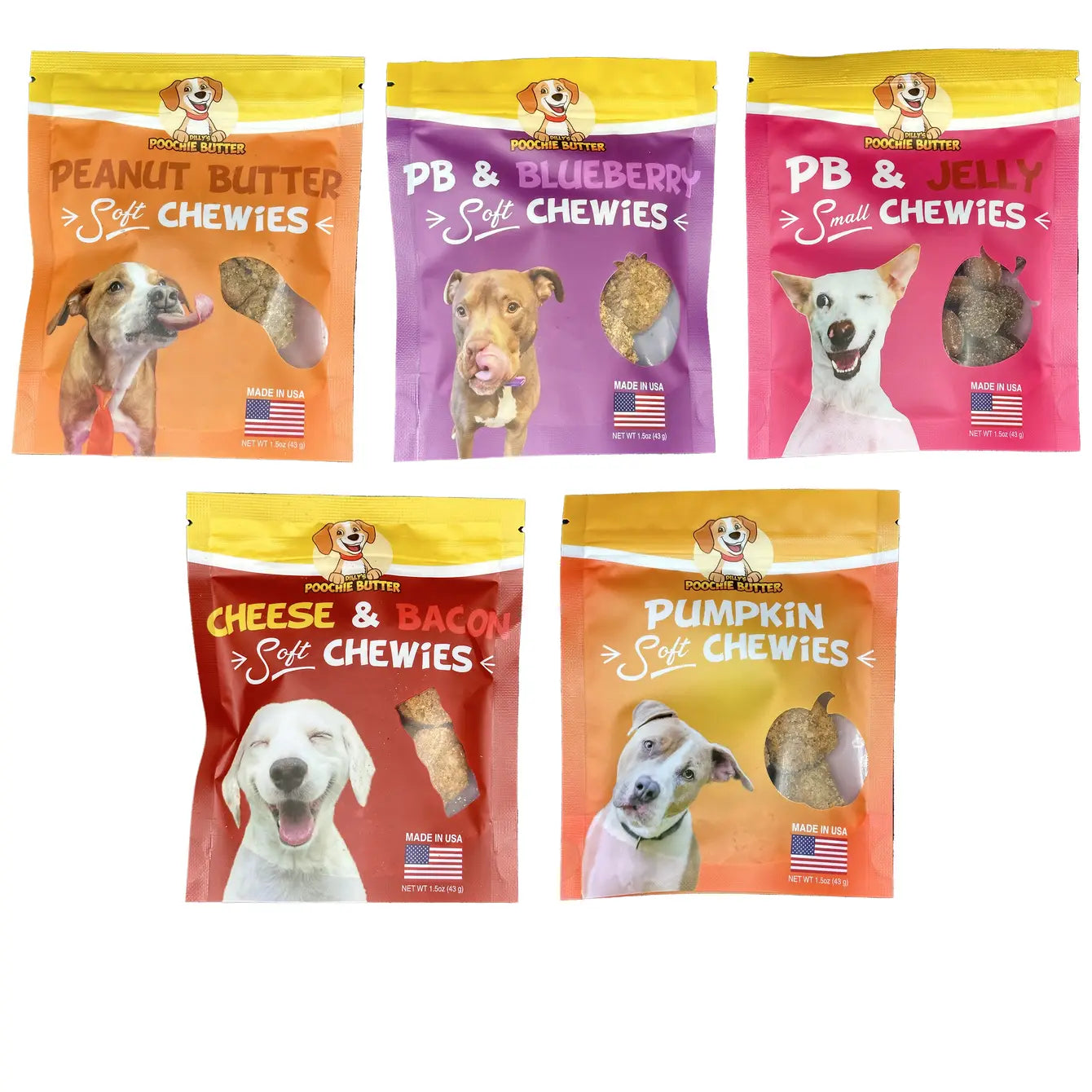 1.5oz Baked Dog Treat Soft Chewy Collection