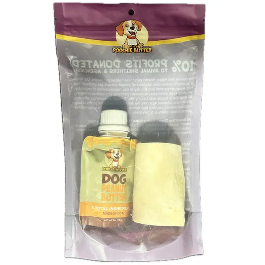 Poochie Butter Dog Peanut Butter 12oz Squeeze Pack