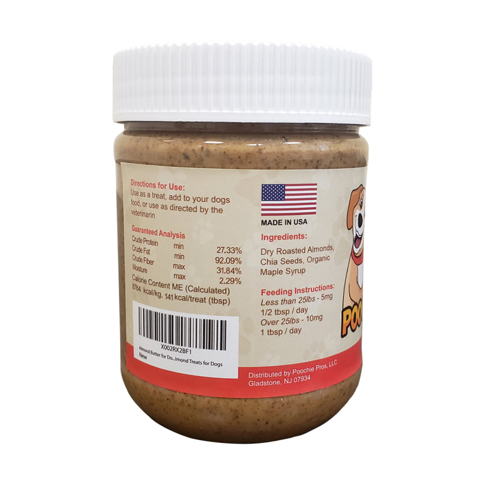 Mantequilla de almendras para perros (12 oz)